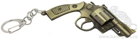 Брелок PMX револьвер S&W M36 Gold edition